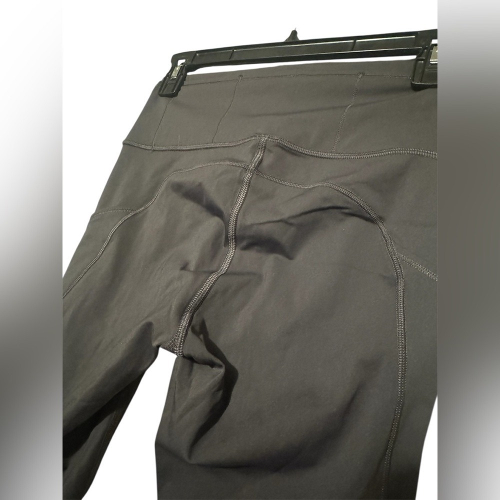 Lululemon Fast and Free Gray High-Rise Crop 19" 7 pocket Leggings Size 6 - Picture 6 of 7